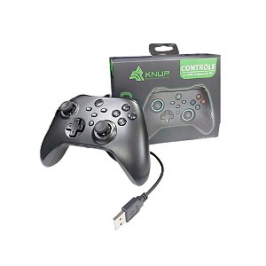 Controle sem fio Xbox + cabo USB - Series X, S, One, PC - Preto - Loja Over  Power