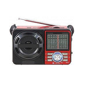 Rádio Xtrad XDG-20 AM/FM/SW 3W Vermelho