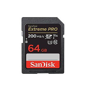 Cartão Memória SD SanDisk SDSDXXU Extreme Pro 64GB