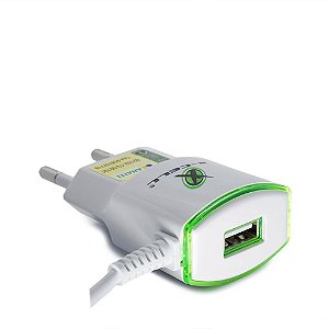 Carregador Micro USB X-Cell XC-V8-LED Branco