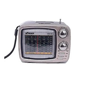 Rádio Xtrad XDG-34 AM/FM/SW 5W Cinza