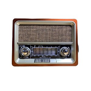 Rádio Portátil KTF-1668 FM/AM/SW1 3W Marrom