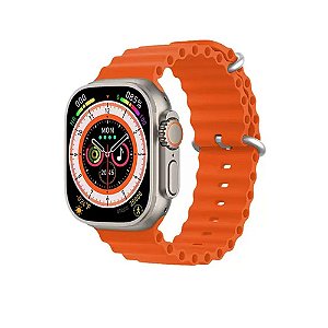 Smartwatch Wearfit GS8 Ultra Laranja