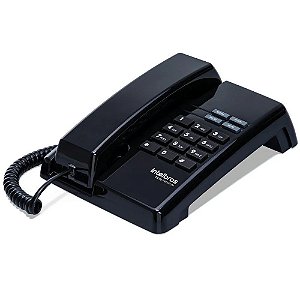 Telefone Intelbras Premium TC50 com Fio Preto