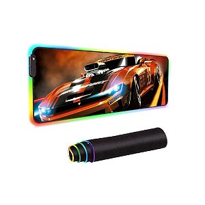 Mouse Pad Gamer RGB Knup KP-S011 Carro