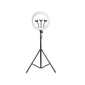 Ring Fill Light com Tripé 18" Tomate MLG-089