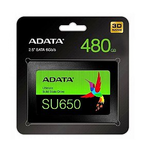 Memória SSD Adata ASU650SS 480GB 2,5"