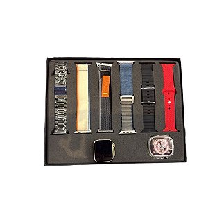 Smartwatch S9 Ultra MaxUltra com 7 Pulseiras