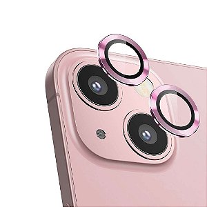 Película Hprime Câmera Iphone 15/15 Plus Rosa