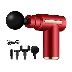 Massageador Muscular Tomate AM-017 3200Rpm Vermelho