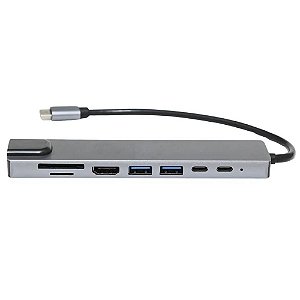 Hub USB Tipo-C 7 em 1 Tomate MTV-619