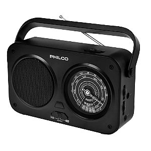 Rádio Portátil Philco PRR1005BT AM/FM Preto