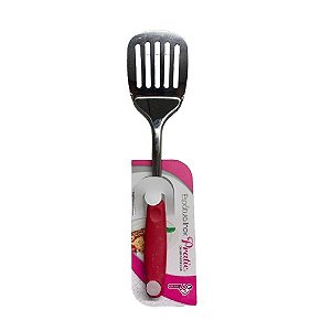 Espátula em Inox Em Casa Tem Vermelho