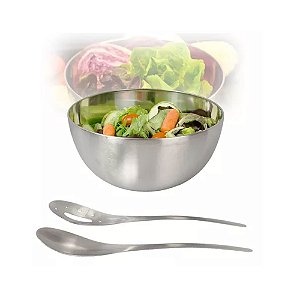 Conjunto Salada em Inox 4.300ML Em Casa Tem