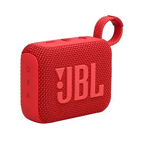 Caixa Som Bluetooth JBL GO 4 Vermelho