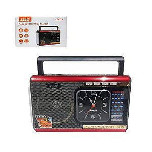 Rádio Portátil Lelong LE-675 AM/FM/SW Vermelho