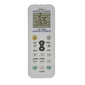 Controle Remoto Universal Ar Condicionado Lelong LE-7429