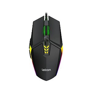 Mouse Gamer Letron 1629 R8 3600DPI Preto