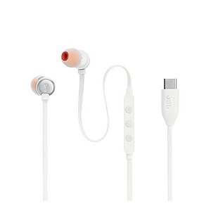 Fone Ouvido Intra Auricular JBL Tune310C Tipo-C Branco