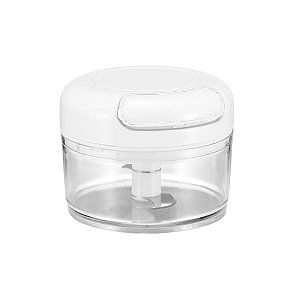 Mini Processador Manual Em Casa Tem 170ML Branco