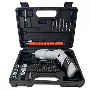 Mini Parafusadeira Luatek LWJ-212 com Luz Led