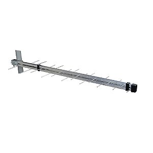 Antena Log 28 Elementos Advansat ADV TER-02 com Suporte
