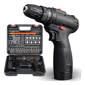 Parafusadeira e Furadeira Luatek LWJ-214 com Luz Led 12V