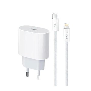 Carregador Turbo Tipo-C Danx DC41L 20W Branco