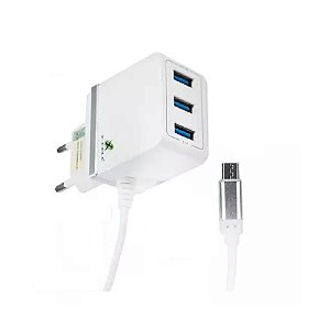 Carregador Turbo Micro USB X-Cell XC-UR12 Branco