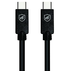 Cabo Turbo Thunderbolt Tipo C x Tipo-C Gshield GS-6769 1,8MT Preto