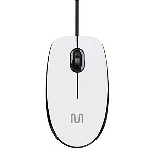 Mouse com Fio Multilaser MO389 1200DPI Branco