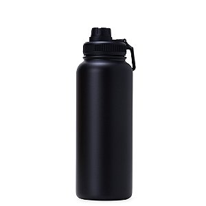 Garrafa Térmica com Infusor Em Casa Tem 600ML Preta