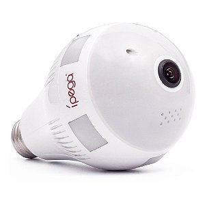 Câmera IP Lâmpada Panorâmica Espiã Ípega KP-CA153