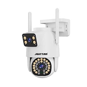 Câmera Ip Speed Dome Jortan AJ-A19-B Lente Dupla 2 Antenas
