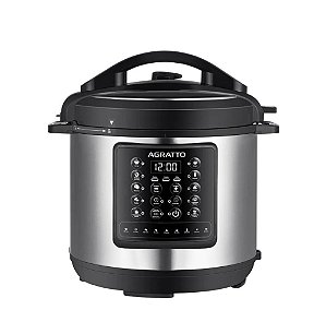 Panela Pressão Digital Agratto APPD01I-01 6L 127V