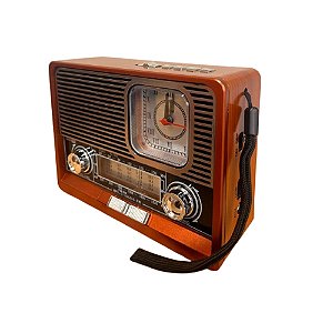 Rádio Portátil KSST K-105 FM/AM/SW Marrom