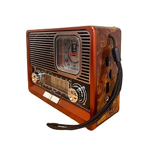 Rádio Portátil KSST K-105 FM/AM/SW Madeira