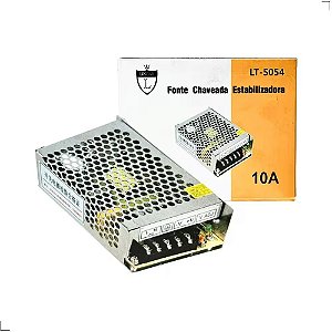 Fonte Colméia Lin Tian LT-5054 12V 10A Bivolt