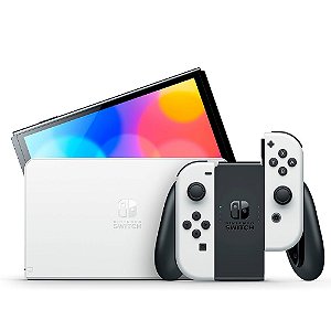 Vídeo Game Nintendo Switch Oled Branco