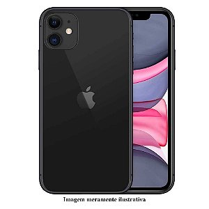 Iphone 11 128GB Apple Preto Seminovo 75%