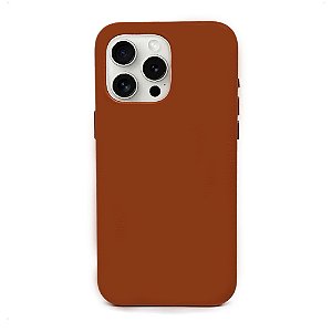 Capa Iphone 15 Pro Soft Protection Marrom