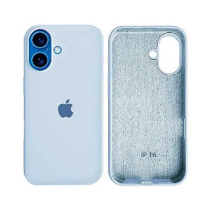 Capa Iphone 16 Soft Protection Azul Claro