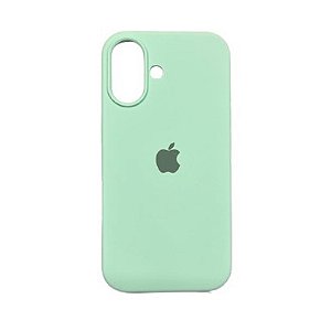 Capa Iphone 16 Soft Protection Verde Água