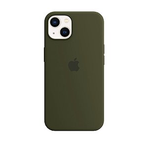Capa Iphone 13 Soft Protection Verde Musgo