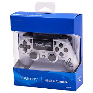 Controle PlayStation 4 CECHzC2U sem fio Prata God Of War