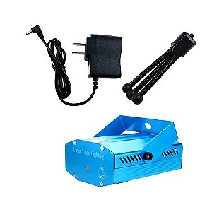 Mini Laser Luzes Holográficas Lehmox LEY-1933 Azul