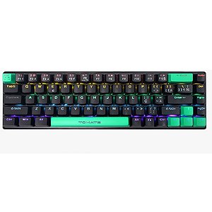 Teclado Gamer Mecânico Tomate MTE-M0691 Preto RGB com Fio