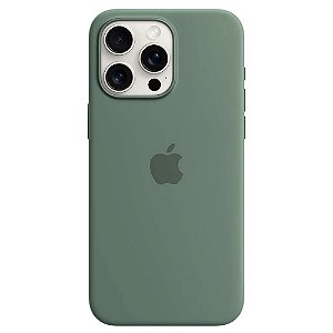 Capa Iphone 15 Silicone Verde