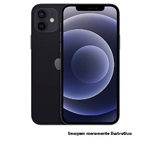 Iphone 12 64GB Apple Preto Seminovo 79% (FU)