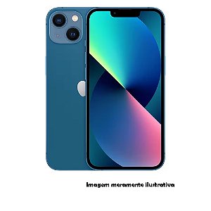 Iphone 13 128GB Apple Azul Seminovo 86% (FI)